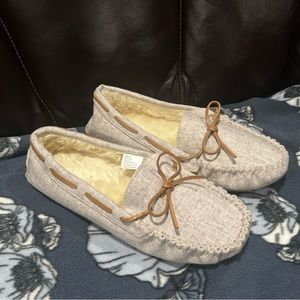 Sanoma Goods For Life Women's Faux-Fur Moccasin Slippers Size L (9-10)